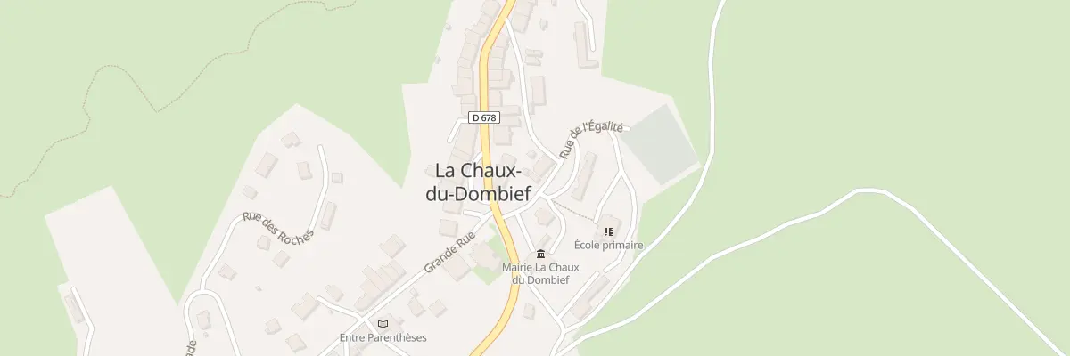 Plan du 1 Rue de l’Egalite à La Chaux-du-Dombief