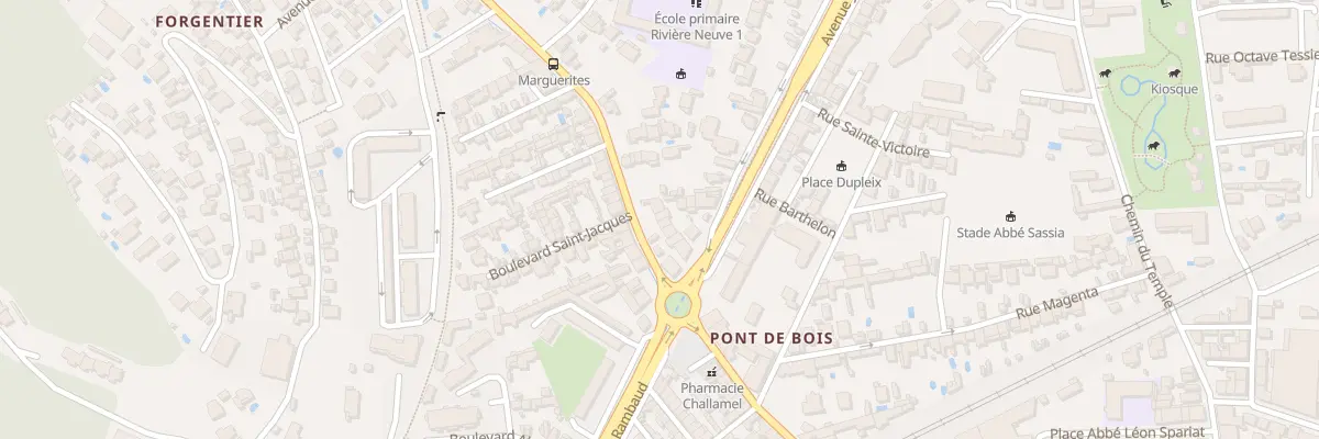 Plan du 50 Che de Forgentier à Toulon