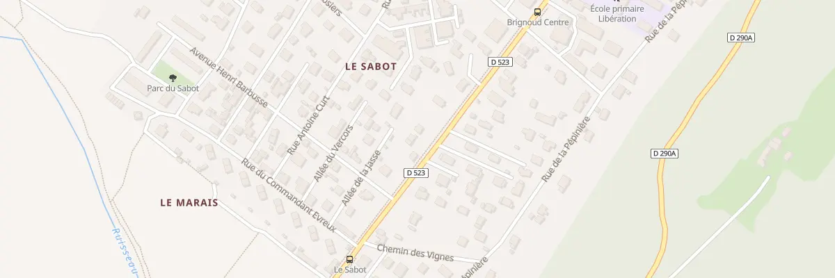 Plan du 44 Bd de la Libération à Villard-Bonnot