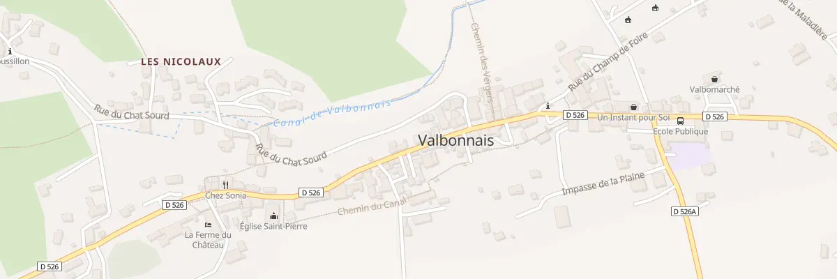 Plan du 693 Rue Principale à Valbonnais