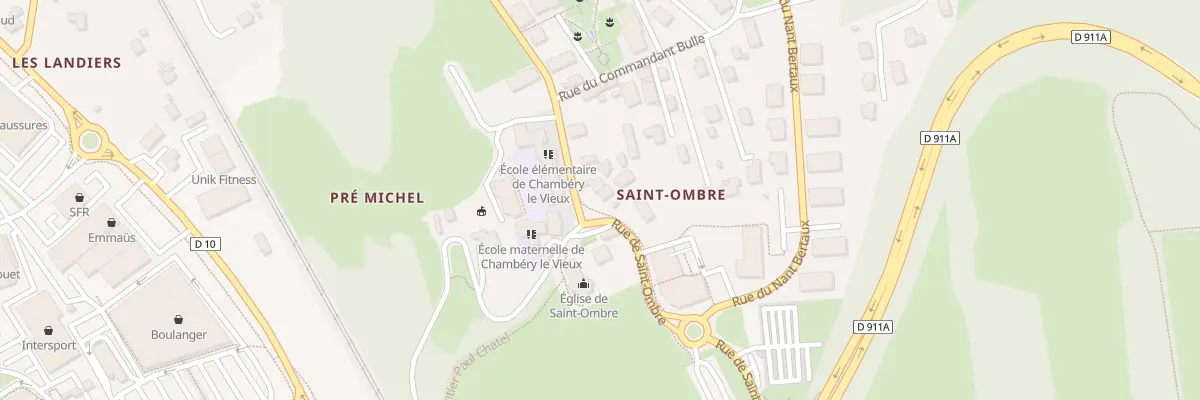 Plan du 3 Pl Paul Vachez à Chambéry