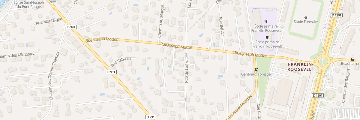 Plan du 23 Rue de Lafin à Aix-les-Bains