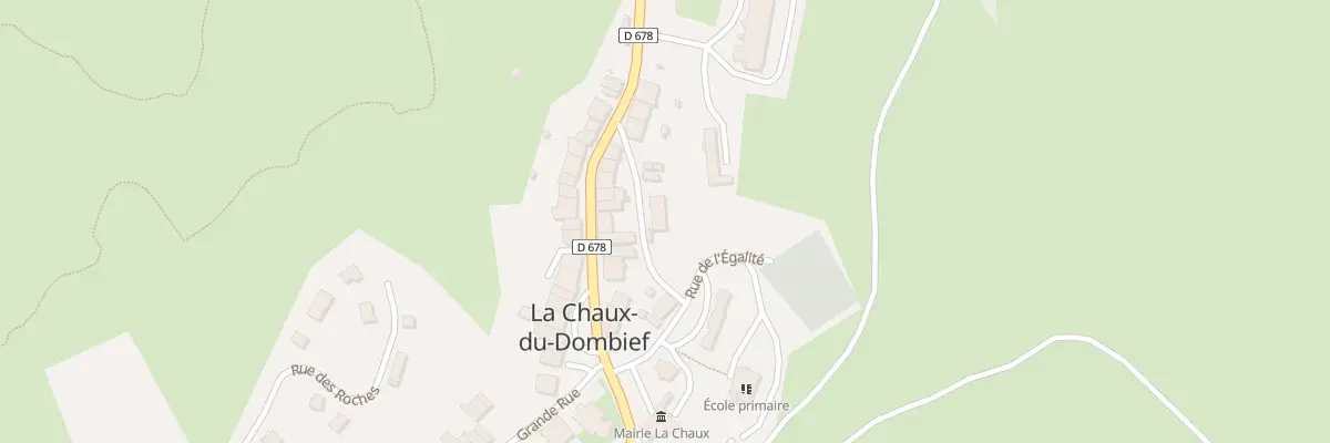 Plan du 10 Rue de l’Egalite à La Chaux-du-Dombief