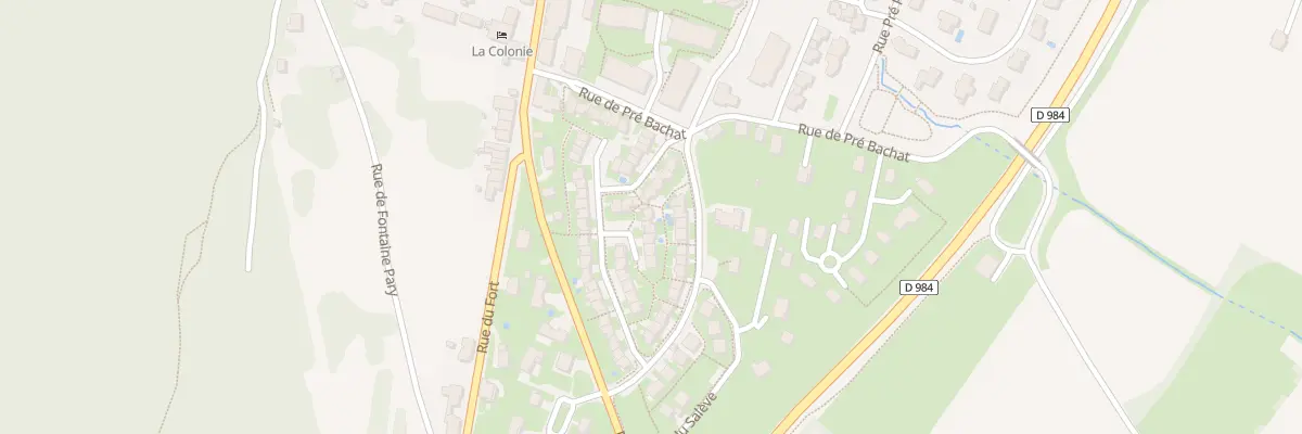 Plan du 13 Rue de la Source à Collonges