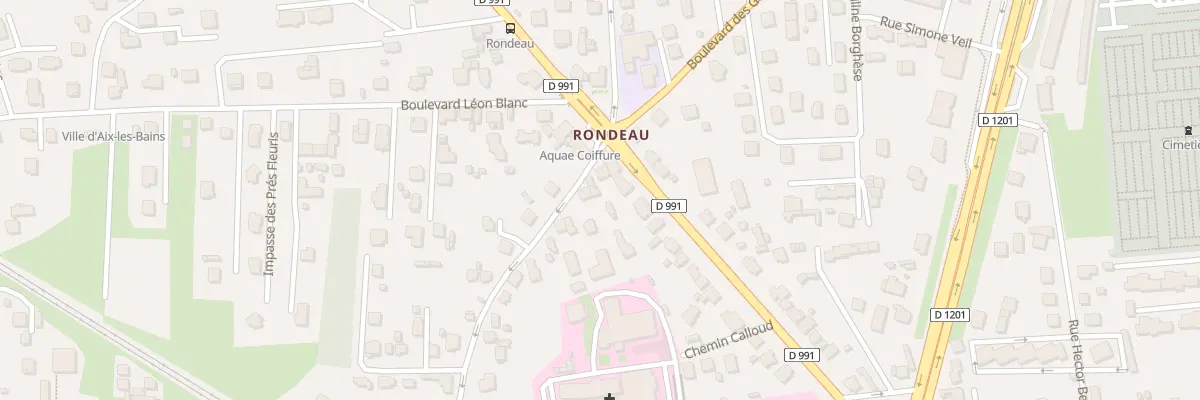 Plan du 3 Rue Jean Mermoz à Aix-les-Bains