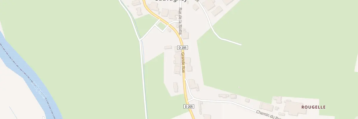 Plan du 22 Gr Grande Rue à Sauvagney