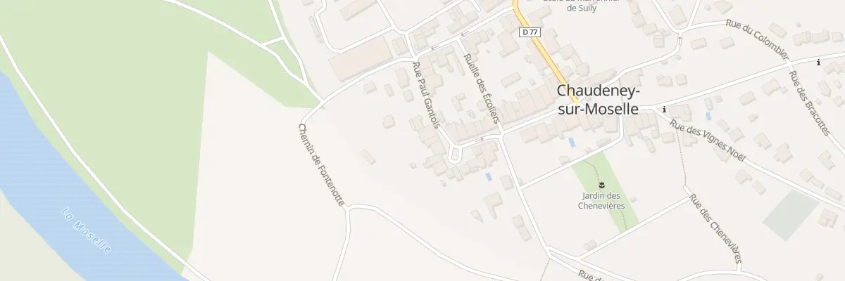 Plan du 28 Rue Paul Gantois à Chaudeney-sur-Moselle