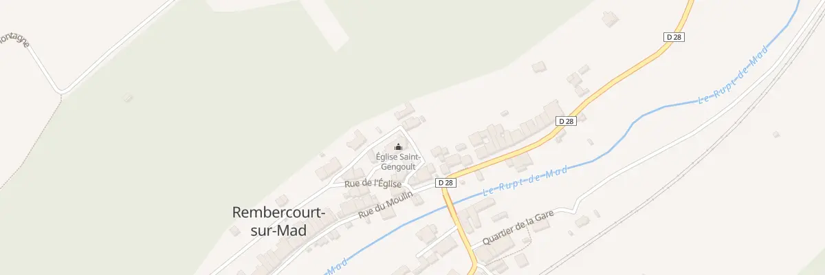 Plan du 16 Rue de l’Eglise à Rembercourt-sur-Mad