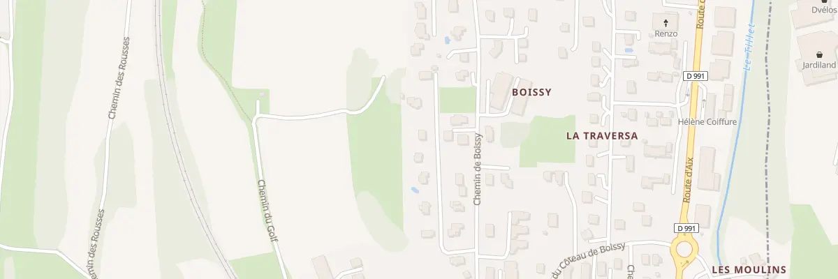 Plan du 383 Che de Boissy à Viviers-du-Lac