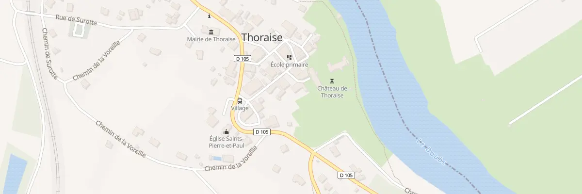 Plan du 2 Imp du Chateau à Thoraise