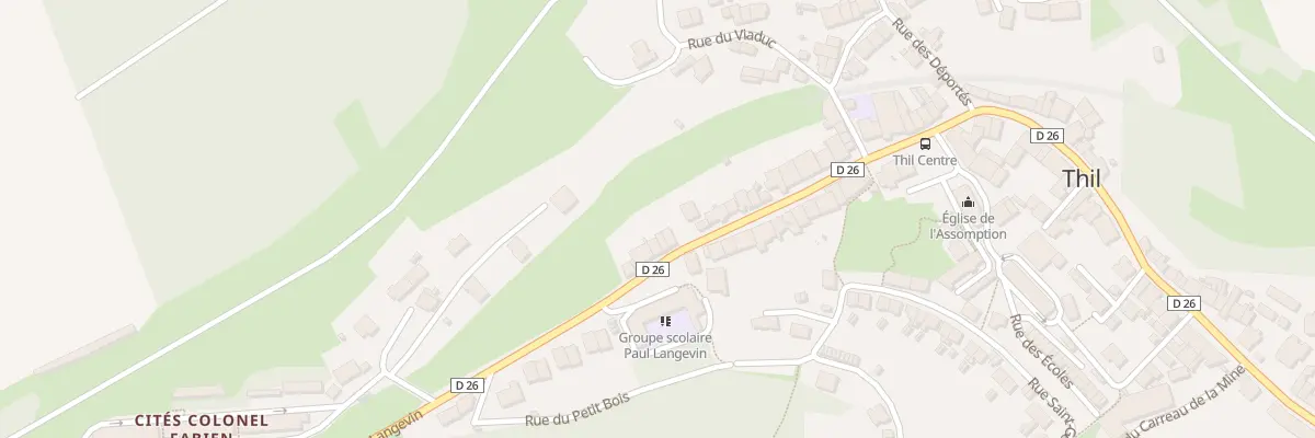 Plan du 117 Rue Paul Langevin à Thil