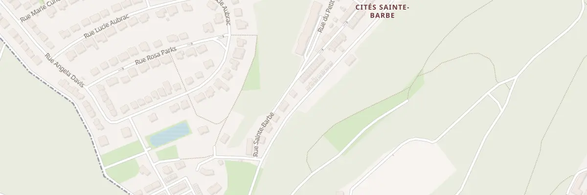 Plan du 95 Rue Sainte Barbe à Thil