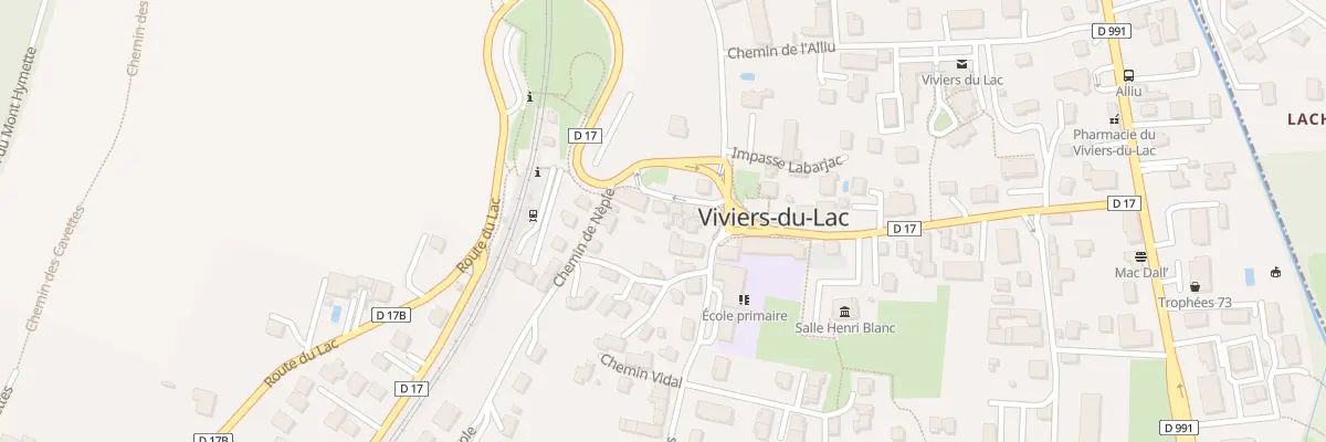 Plan du 49 Rue de la gare à Viviers-du-Lac