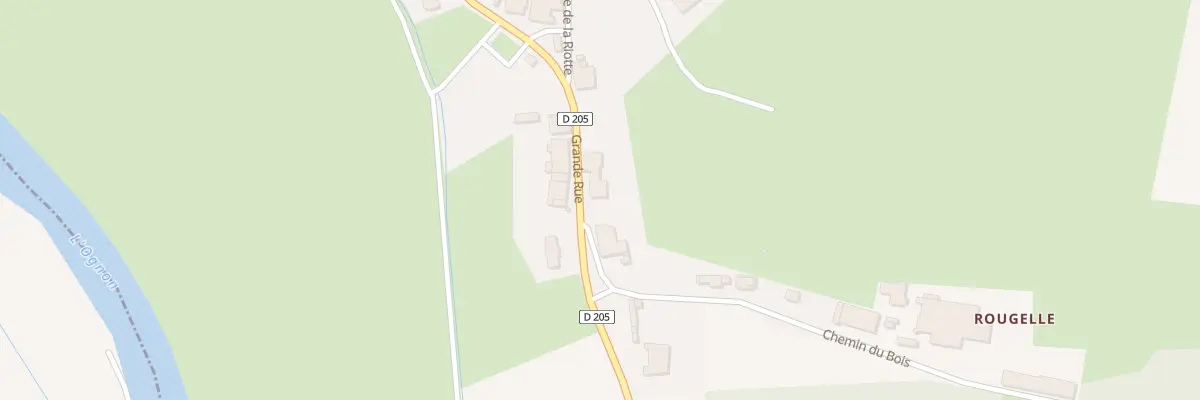 Plan du 21 Grande Rue à Sauvagney