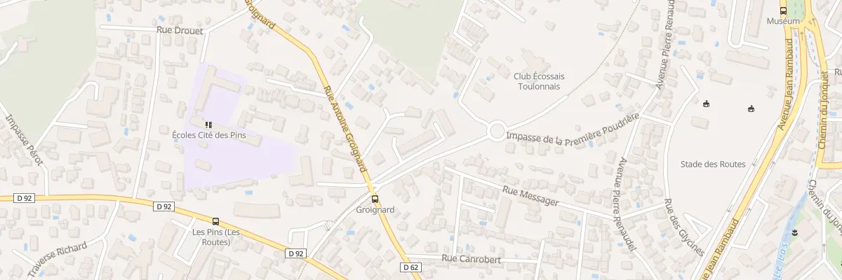 Plan du 4 Rue Groignard à Toulon