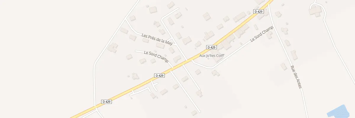 Plan du 15 Les Prés de la May à Dombrot-le-Sec