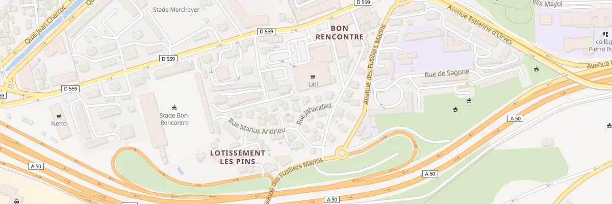 Plan du 38 Rue Jahandiez à Toulon