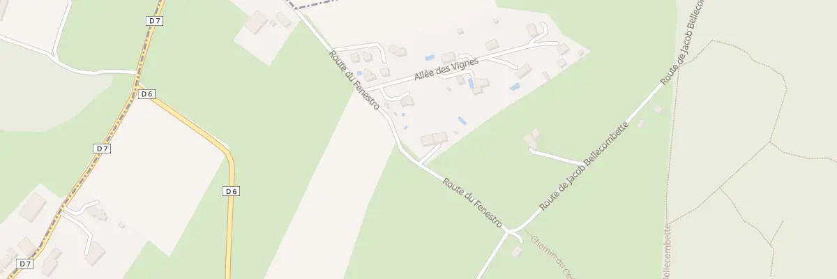 Plan du 375 Rte du Fenestro à Montagnole