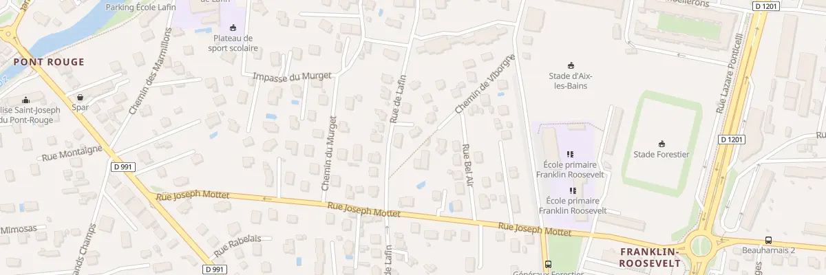 Plan du 32 Rue de Lafin à Aix-les-Bains