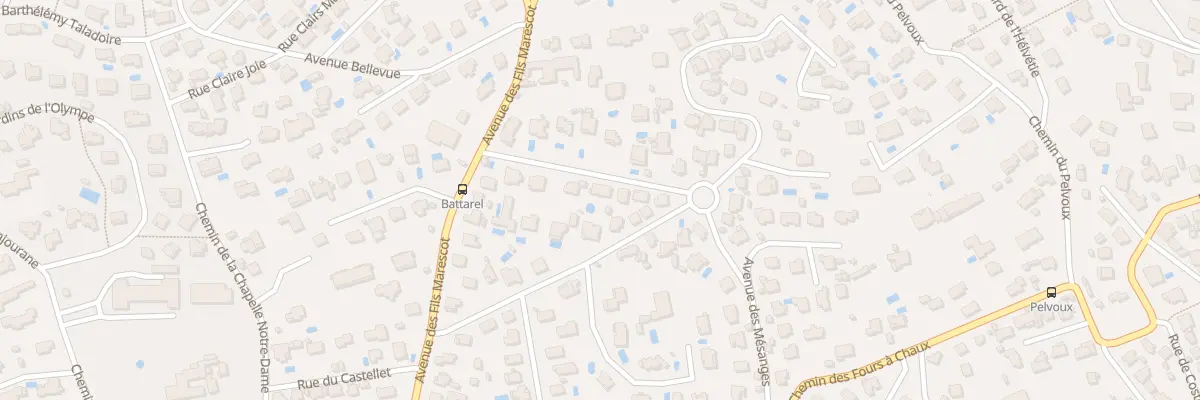 Plan du 104 Av Auguste Battarel à Toulon