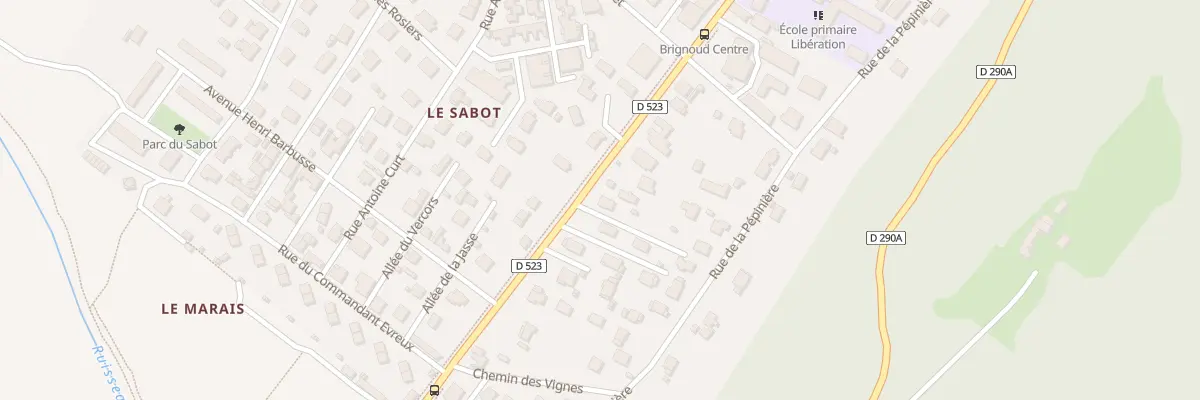 Plan du 47 Bd de la Libération à Villard-Bonnot