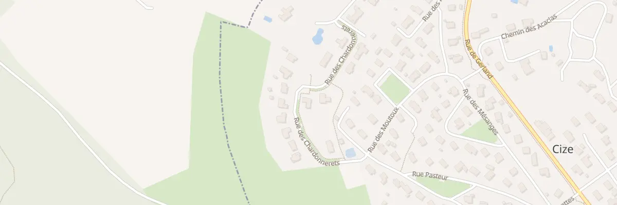 Plan du 19 Rue des Chardonnerets à Cize
