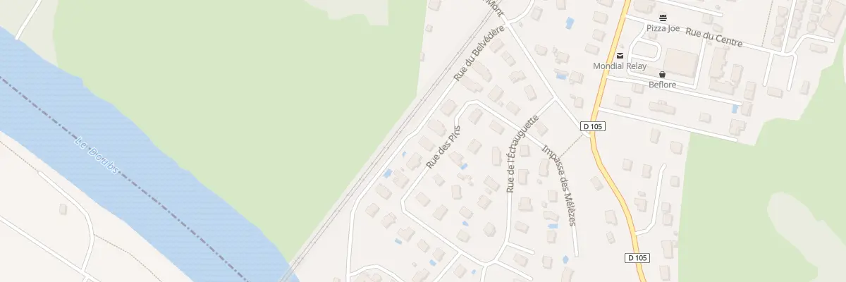 Plan du 11A Rue du Belvedere à Montferrand-le-Château