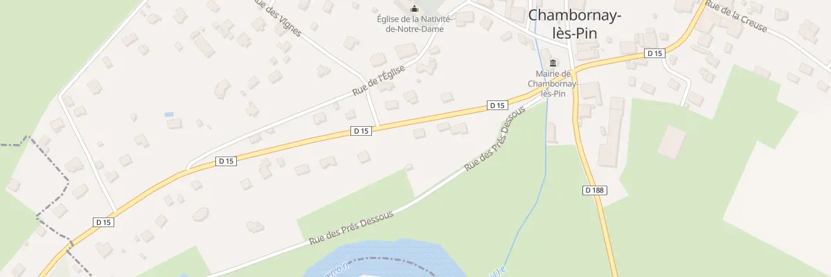 Plan du 1 Rue de Bellevue à Chambornay-lès-Pin