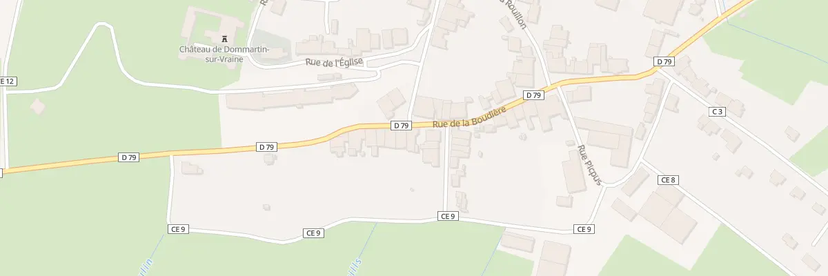 Plan du 436 Rue De La Boudiere à Dommartin-sur-Vraine