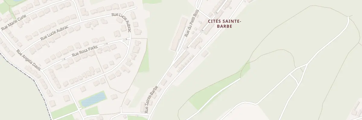 Plan du 83 Rue Sainte Barbe à Thil