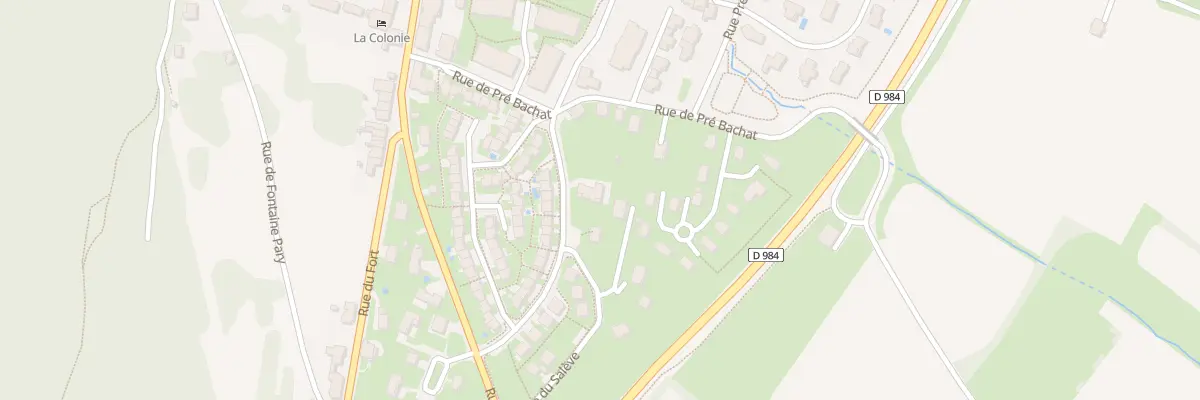 Plan du 55 Rue de Pré Moitier à Collonges