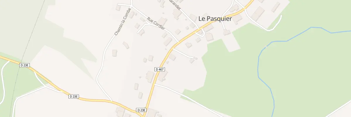 Plan du 13 Grande Rue au Pasquier