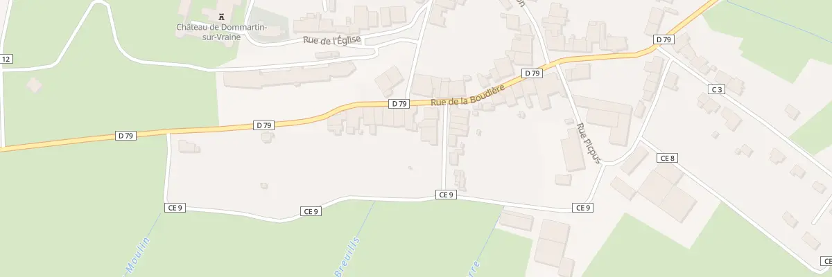 Plan du 20 Rue De L Ancienne Ecole à Dommartin-sur-Vraine