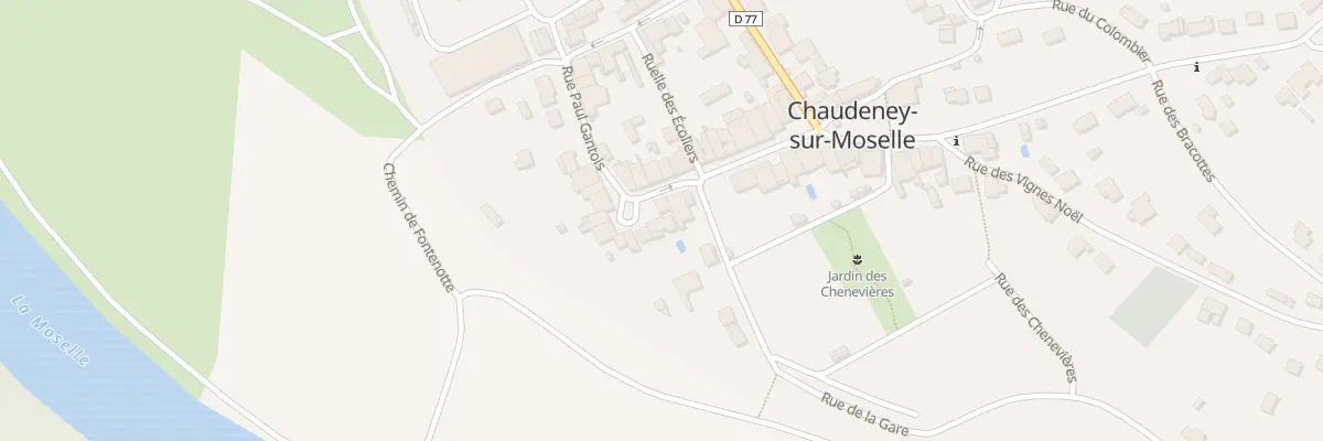 Plan du 134 Rue du Com Fiatte à Chaudeney-sur-Moselle