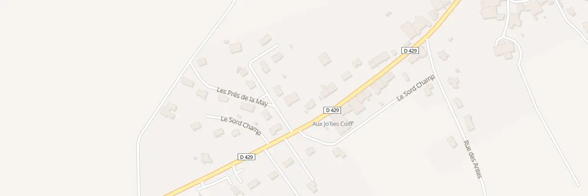 Plan du 40 Les Prés de la May à Dombrot-le-Sec