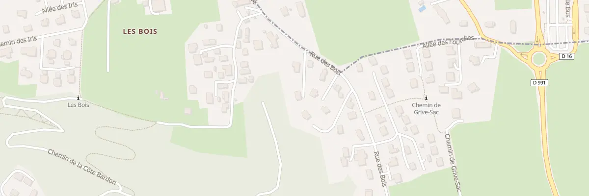 Plan du 1067 Rue des Bois à Chambéry