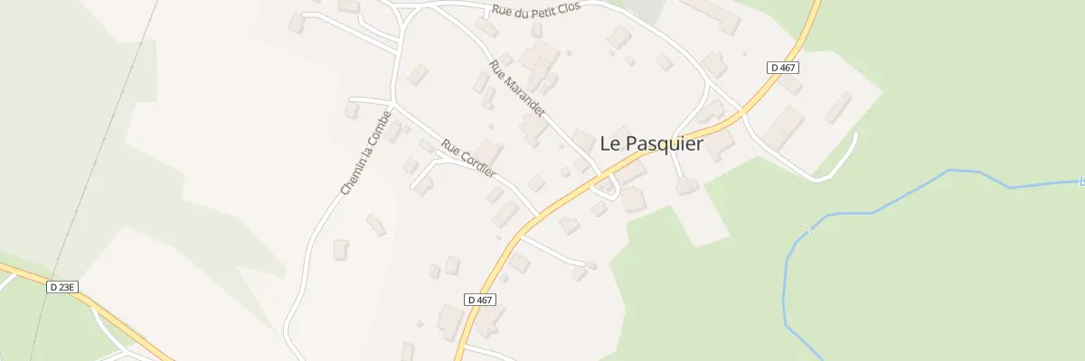 Plan du 2 Rue Cordier au Pasquier
