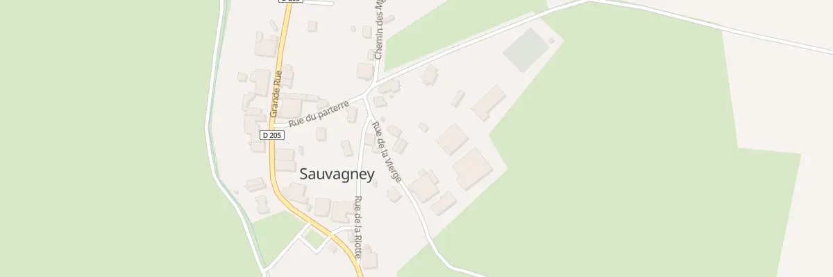 Plan du 3 Rue de la Vierge à Sauvagney