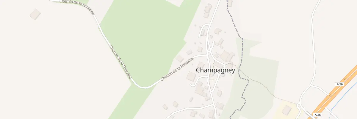 Plan du 4 Che de la Fontaine à Champagney