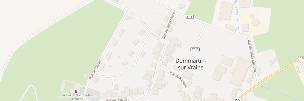 Plan du 103 Rue De L Atre à Dommartin-sur-Vraine