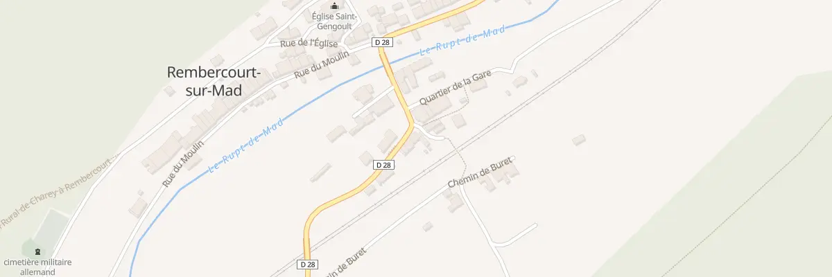 Plan du 3 Rte de Jaulny à Rembercourt-sur-Mad