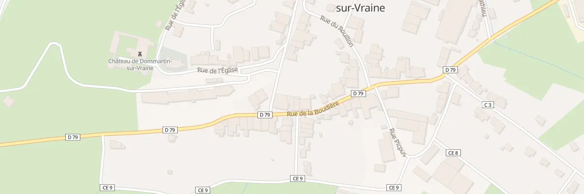 Plan du 467 Rue De La Boudiere à Dommartin-sur-Vraine