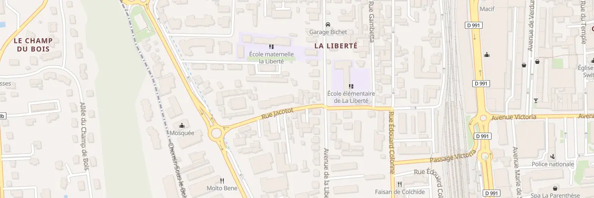 Plan du 46 Rue Jacotot à Aix-les-Bains