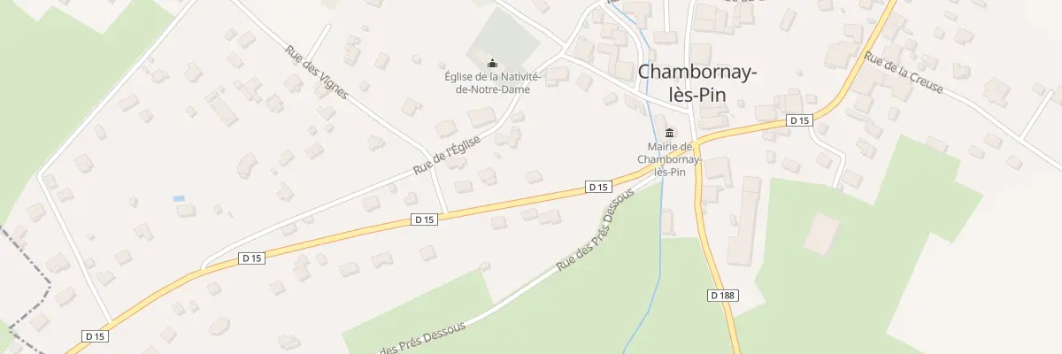 Plan du 4 Rue de Bellevue à Chambornay-lès-Pin