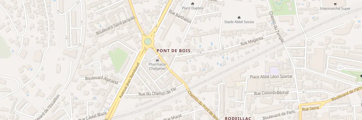 Plan du 1A Rue Magenta à Toulon
