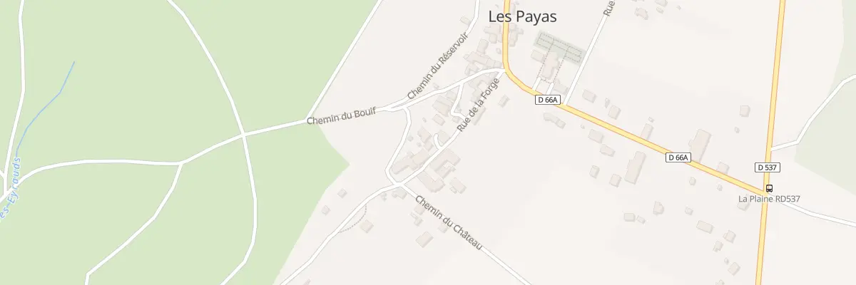 Plan du 5089 Aux Payas à Pellafol