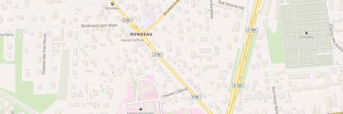 Plan du 86 Av du Grand Port à Aix-les-Bains
