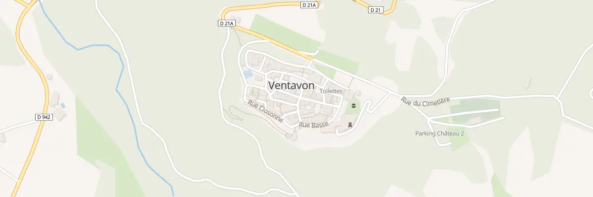 Plan du 36 Rue La Calade à Ventavon