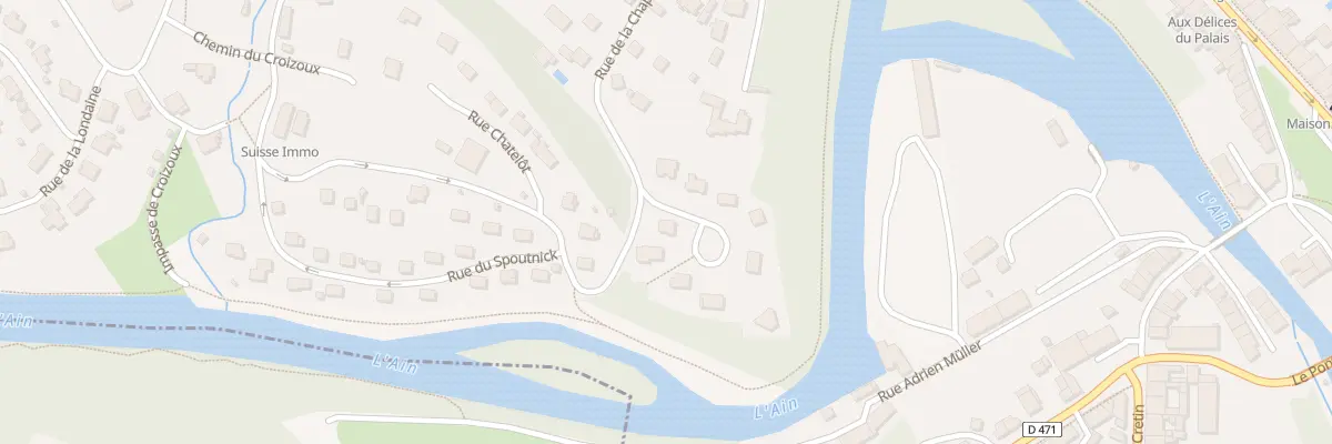 Plan du 1 Rue Louis Pergaud à Champagnole