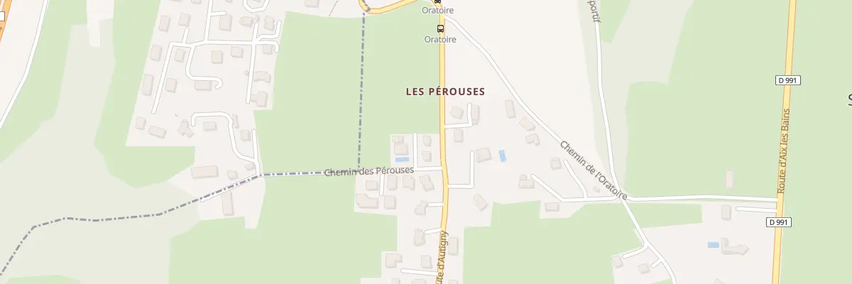 Plan du 12 Che des Perouses à Sonnaz